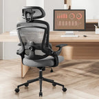 High Back Desk Chair with Adjustable Lumbar Support & Headrest