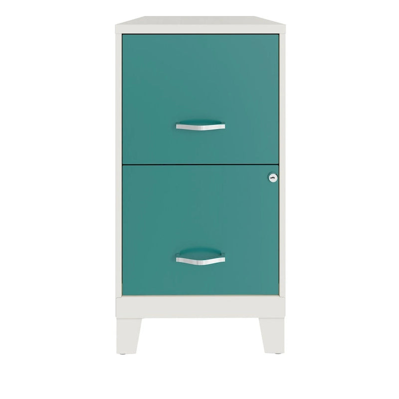 Space Solutions 18 D 2 Drawer Vertical File Cabinet with Accessory Drawer and Legs