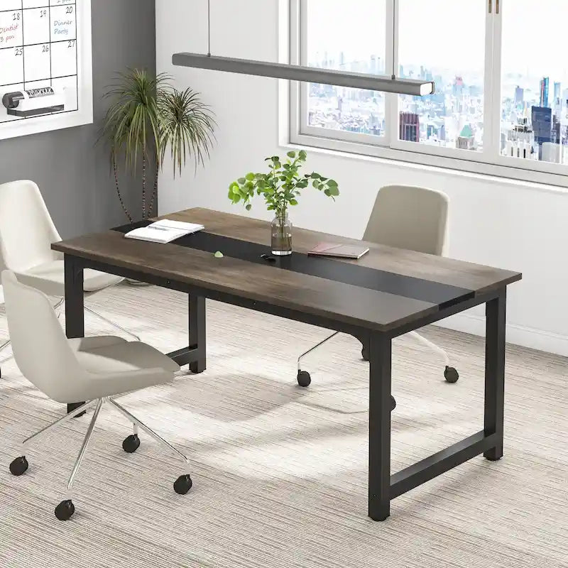 Small Conference Table, Meeting Table for 4-6 people - 63  L x 31.5  W x 29.13  H