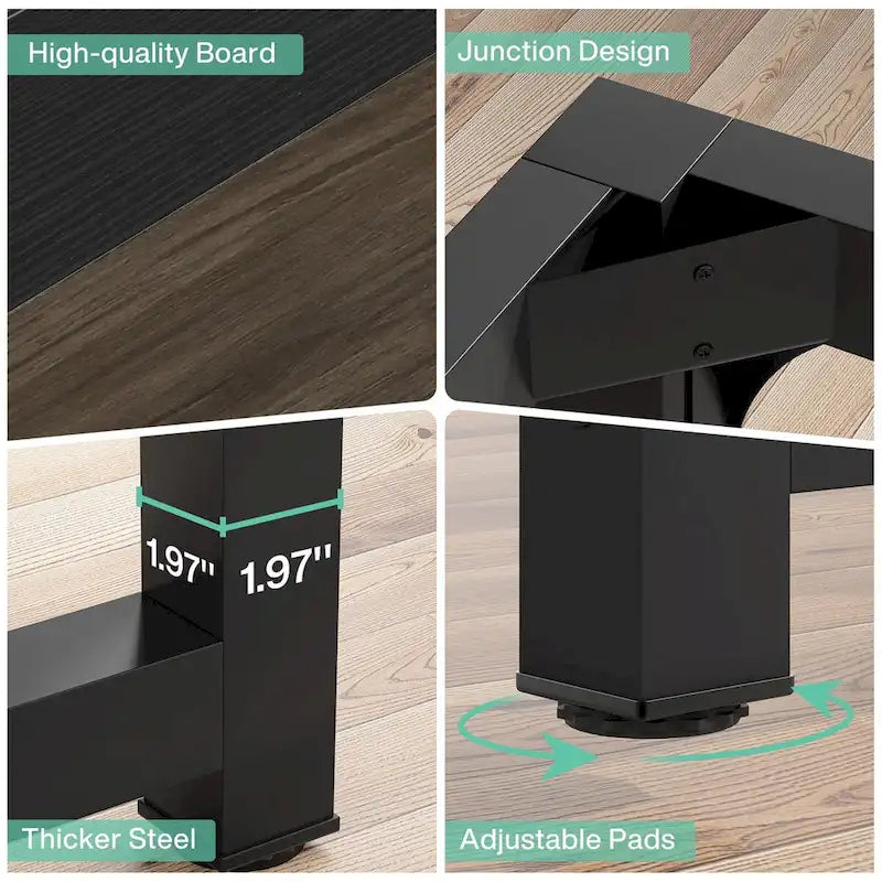 Small Conference Table, Meeting Table for 4-6 people - 63  L x 31.5  W x 29.13  H
