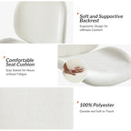 Ines Modern 0ffice Chair 360Whirling Armless With Metal Base by HULALA HOME